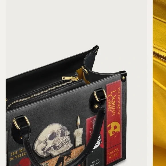 Lettoria Gothic Literature Themed Tote Bag - Picture 7 of 7